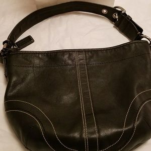 Authentic Coach Leather hobo bag